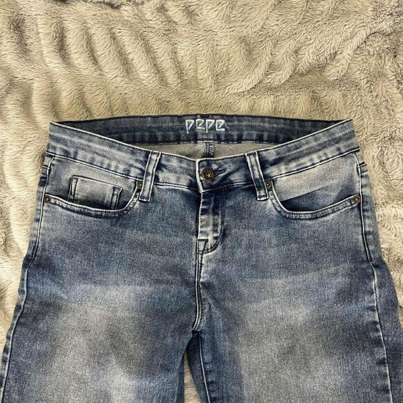 Pepe Jeans London Women 28 Alana Jegging Skinny Fit Light Wash Stretch Denim - Picture 3 of 11